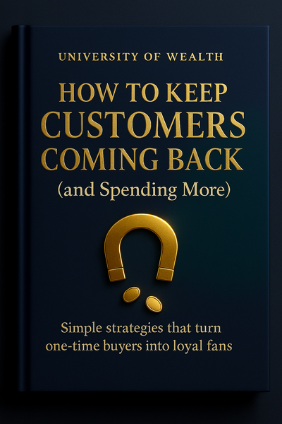 How To Keep Customers Coming Back (And Spending More) – E-Book