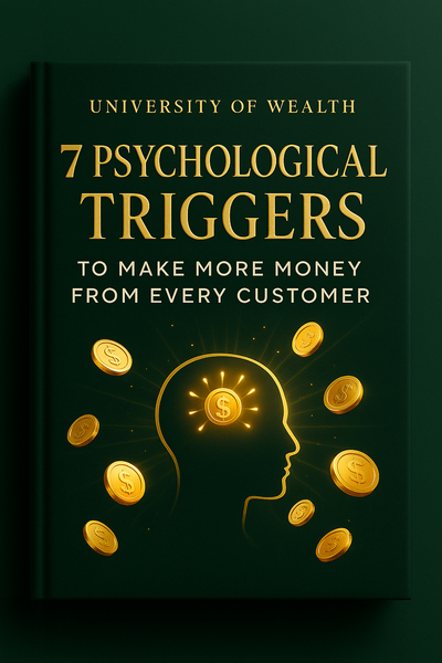 7 Psychological Triggers To Make More Money From Every Customer - E-Book