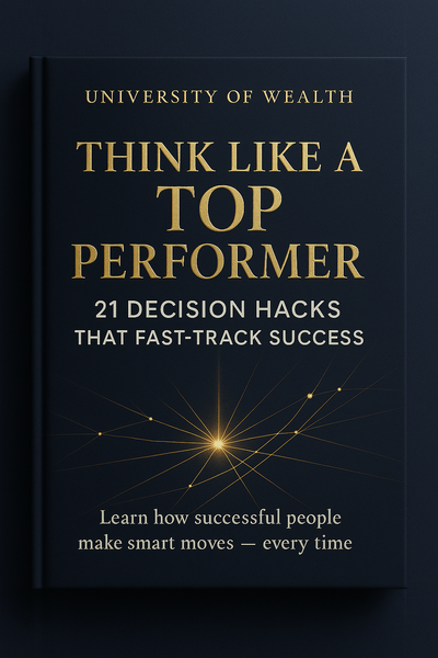 Think Like A Top Performer: 21 Decision Hacks That Fast-Track Succes - E-Book